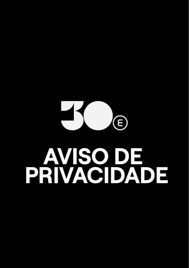 Capa do Aviso de Privacidade